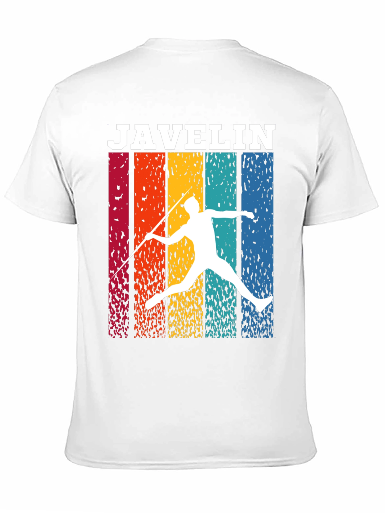 Javelin Thrower Retro Style Graphic Tee