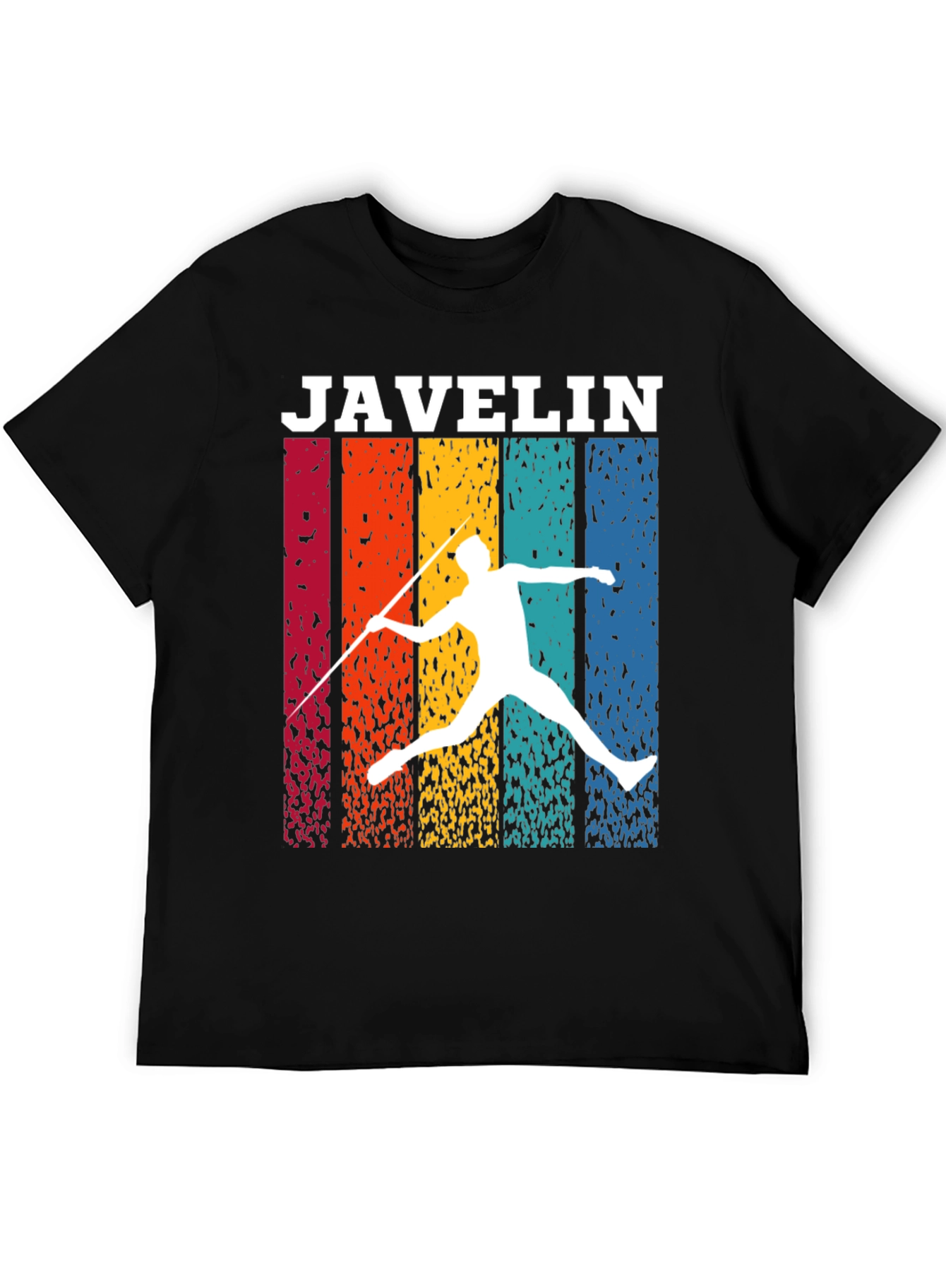 Javelin Thrower Retro Style Graphic Tee