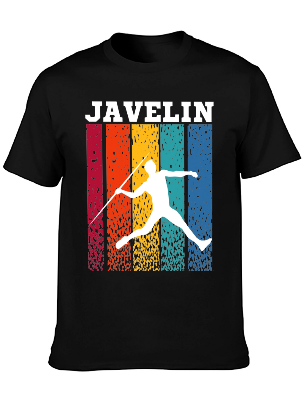 Javelin Thrower Retro Style Graphic Tee