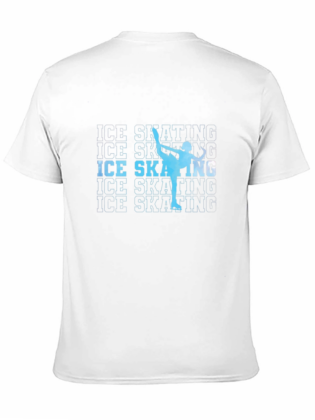 Ice Skating Silhouette Graphic T-Shirt