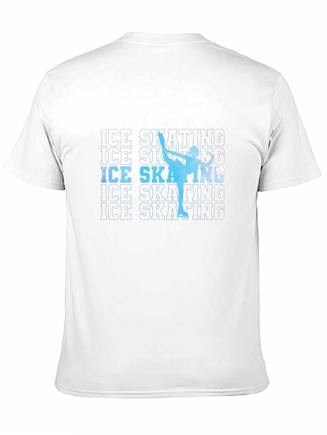 Ice Skating Silhouette Graphic T-Shirt