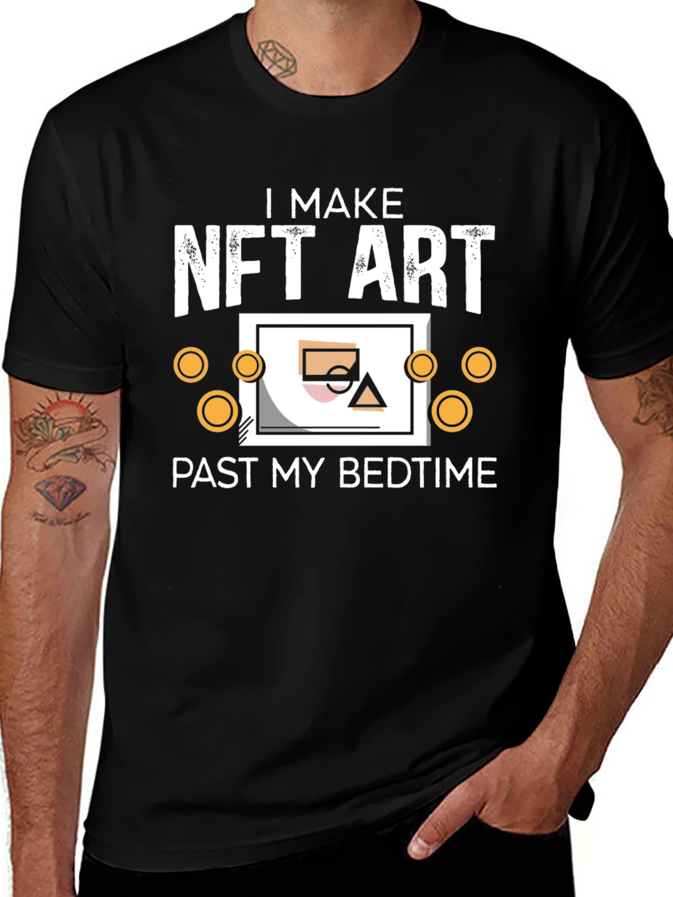 I Make NFT Art Past My Bedtime T-Shirt