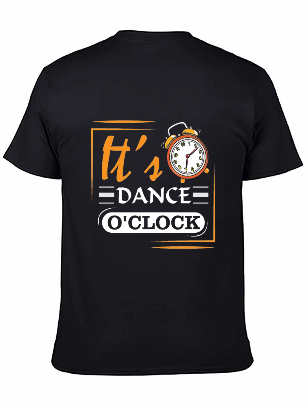 Its Dance OClock Black Graphic Tee