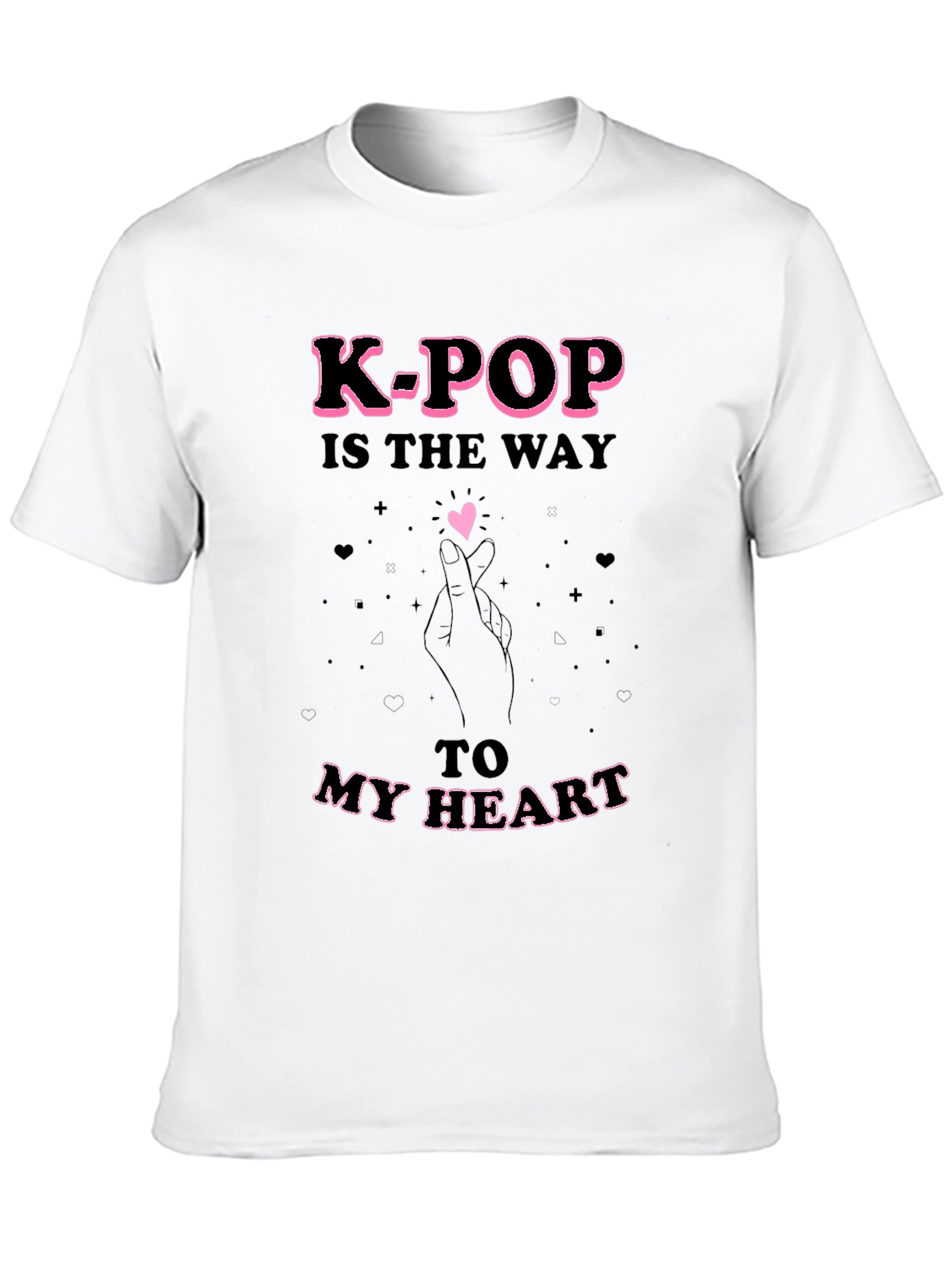 K-Pop Heart T-Shirt - Express Your Love!