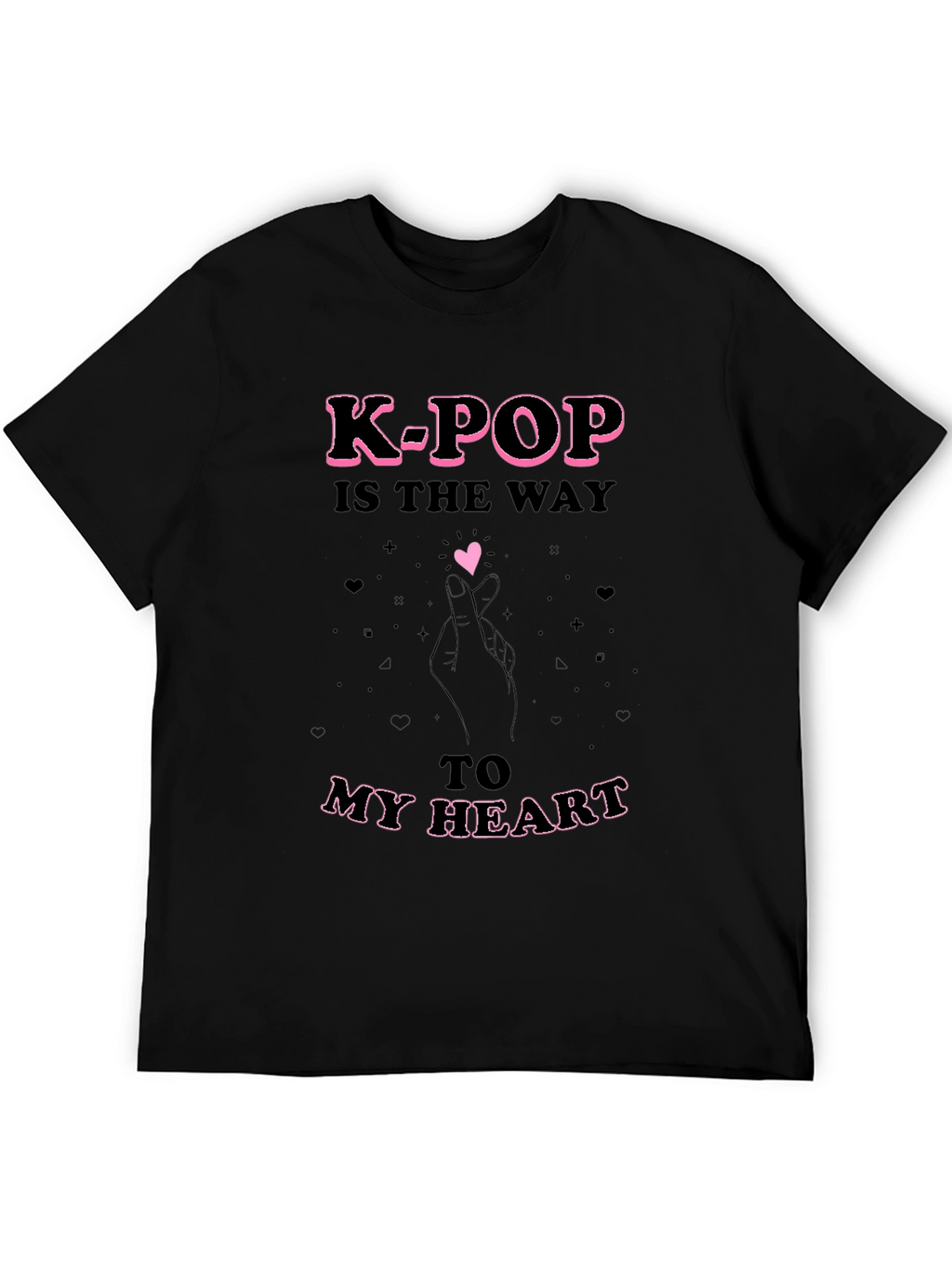 K-Pop Heart T-Shirt - Express Your Love!