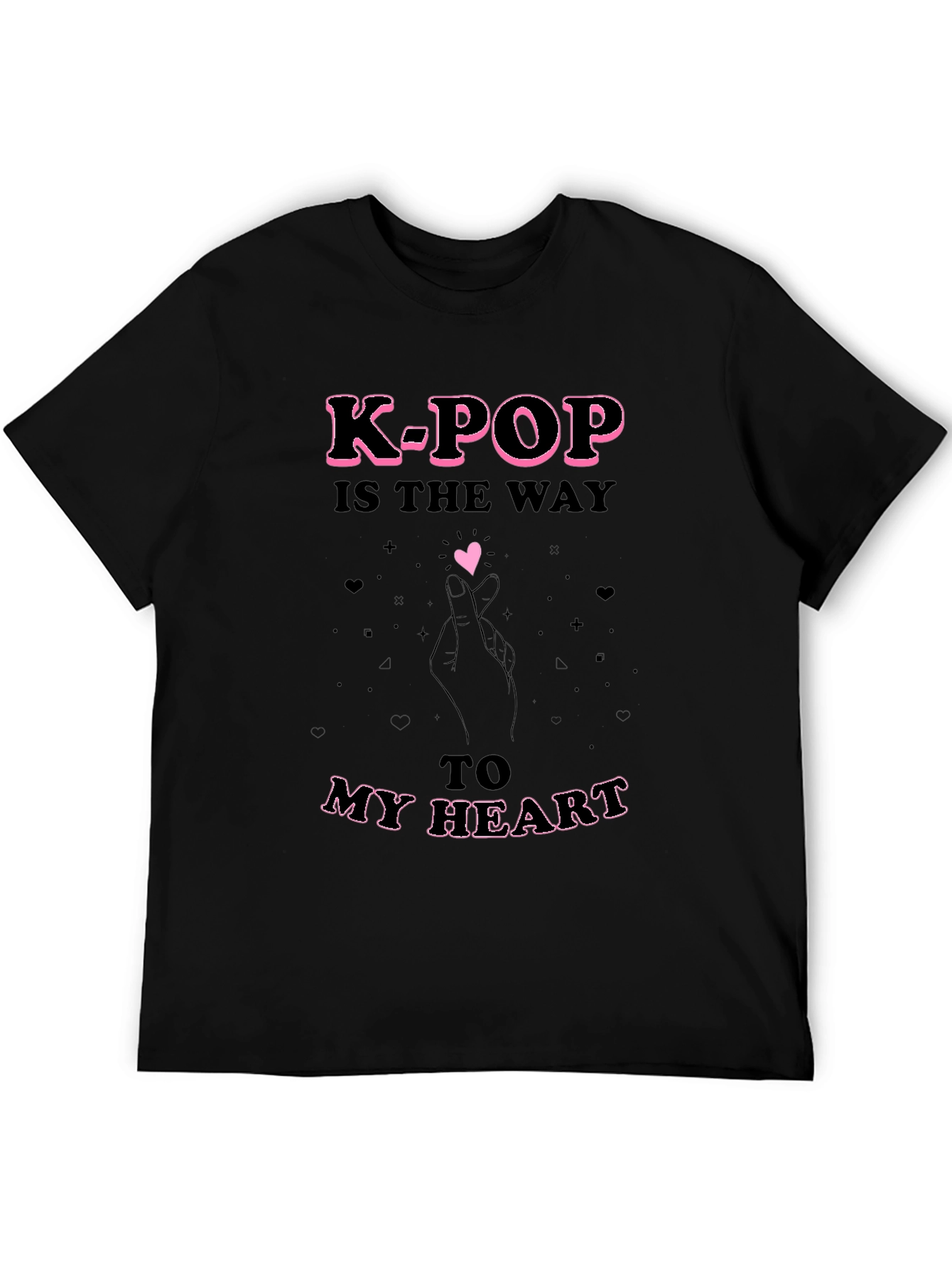 K-Pop Heart T-Shirt - Express Your Love!