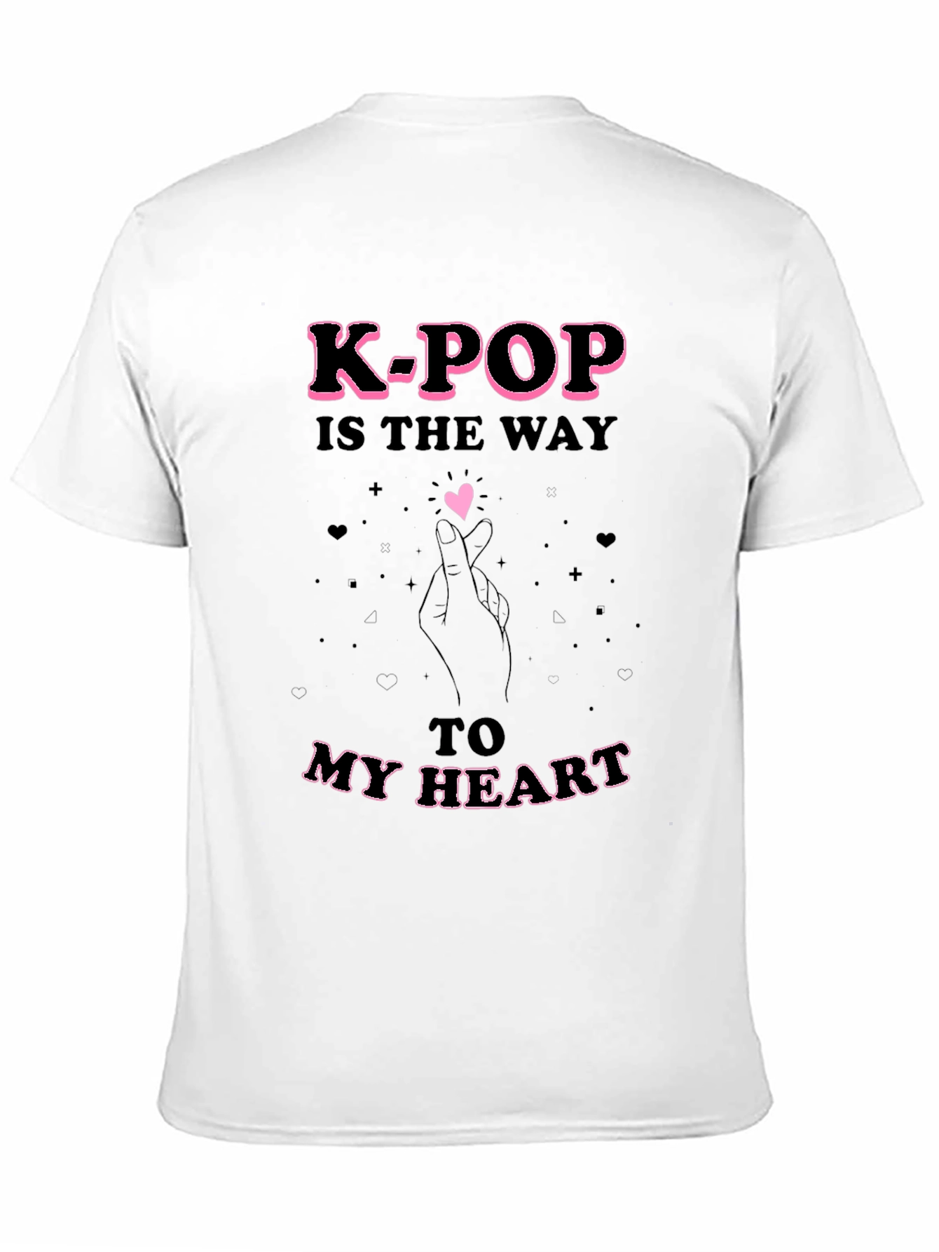K-Pop Heart T-Shirt - Express Your Love!