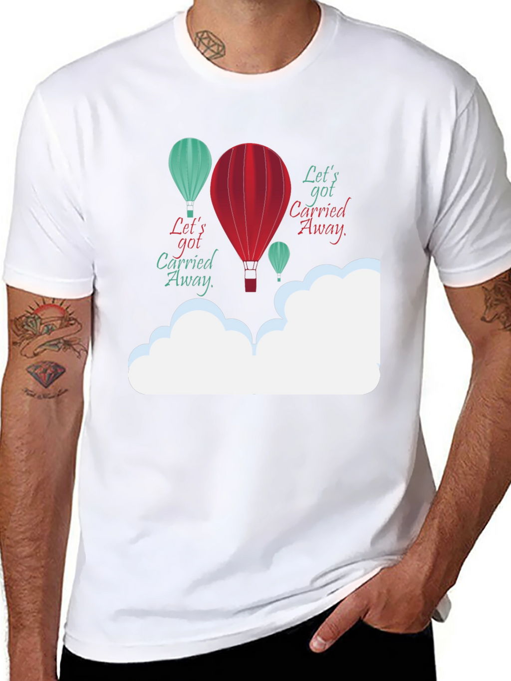 Lets Get Carried Away Graphic T-Shirt