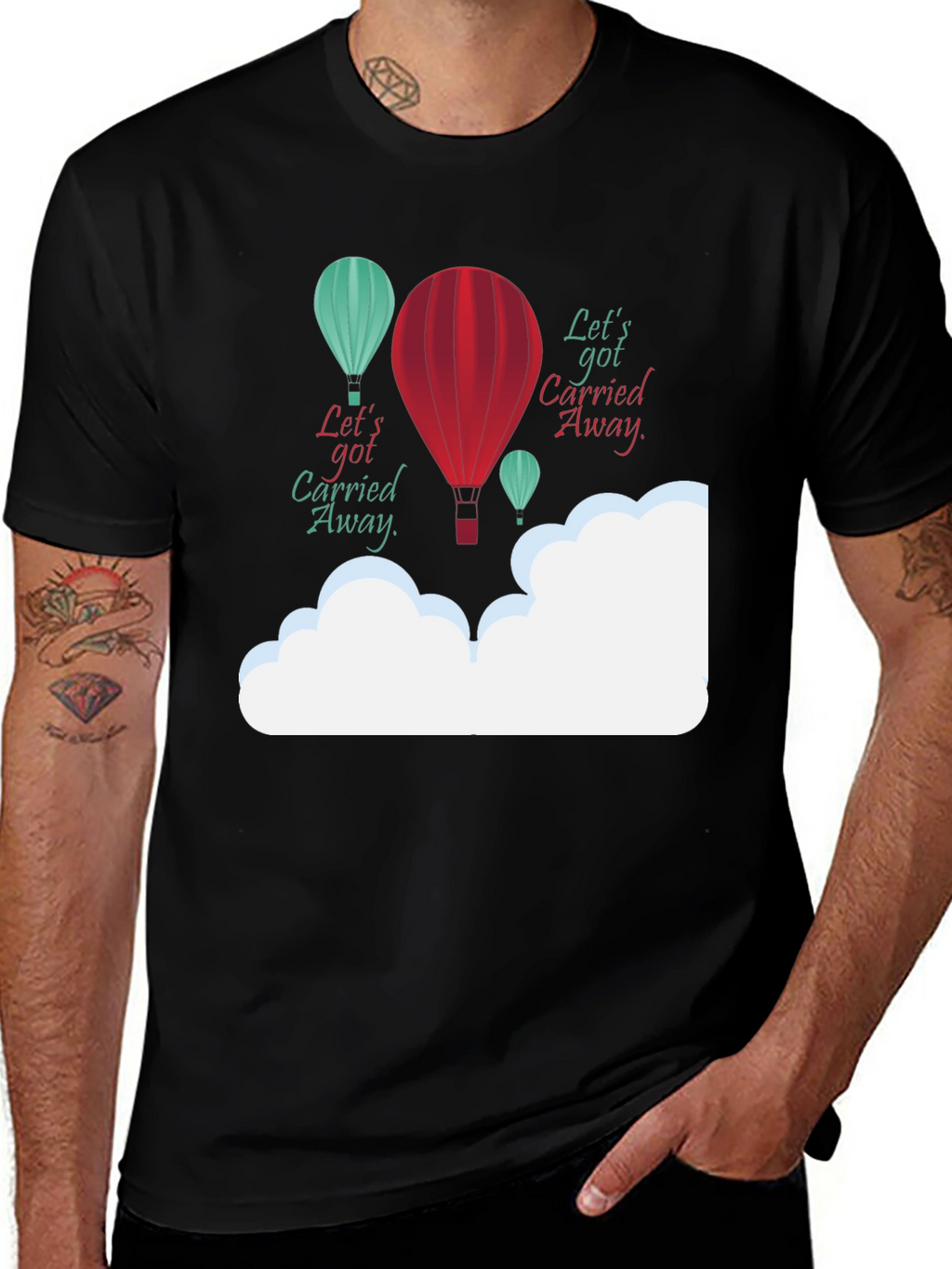 Lets Get Carried Away Graphic T-Shirt