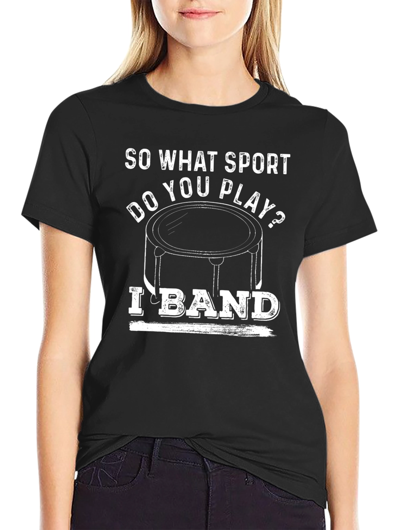 Funny Band Drummer T-Shirt - So What Sport?