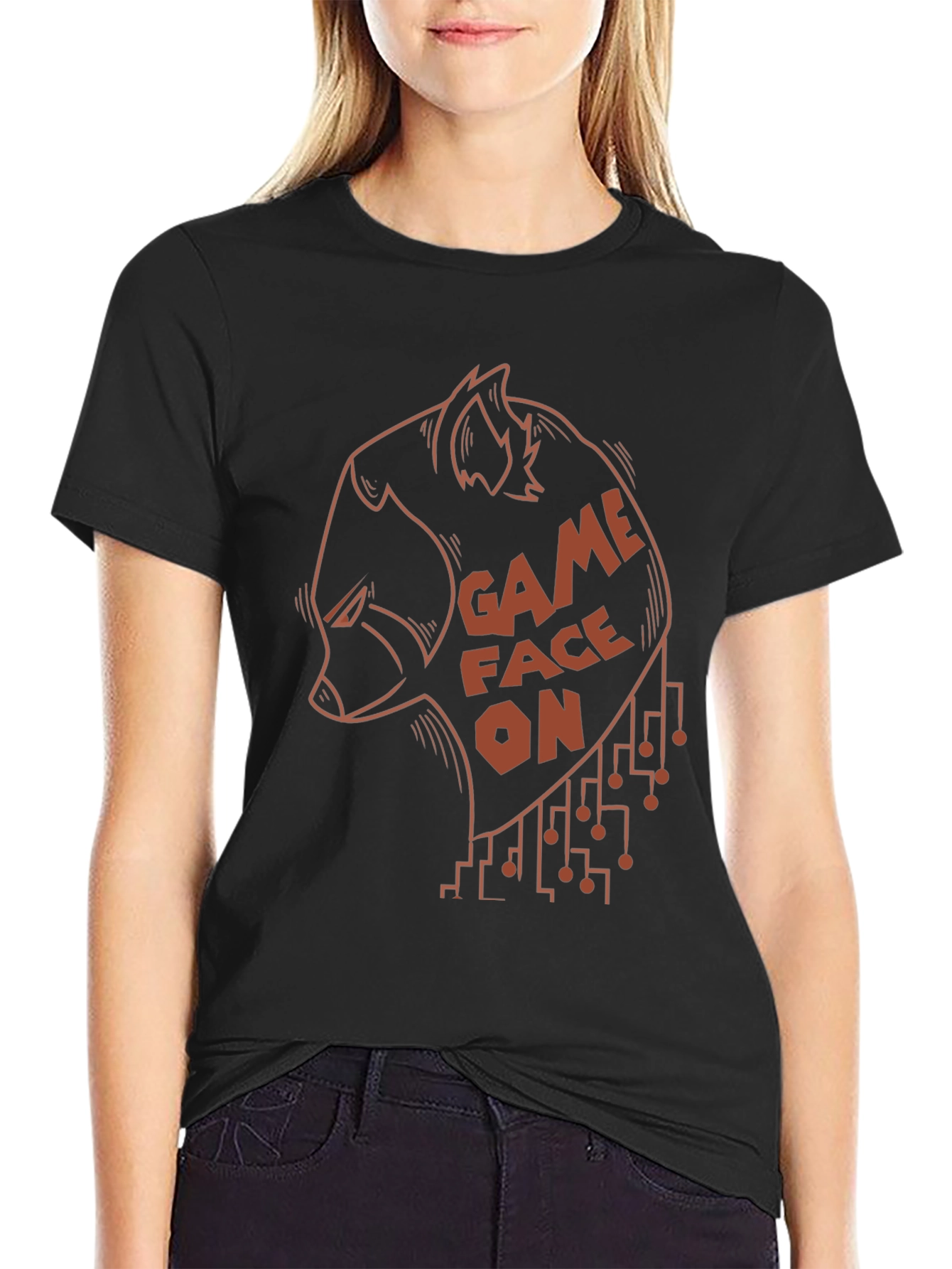 Game Face On Graphic Tee - Gamer T-Shirt