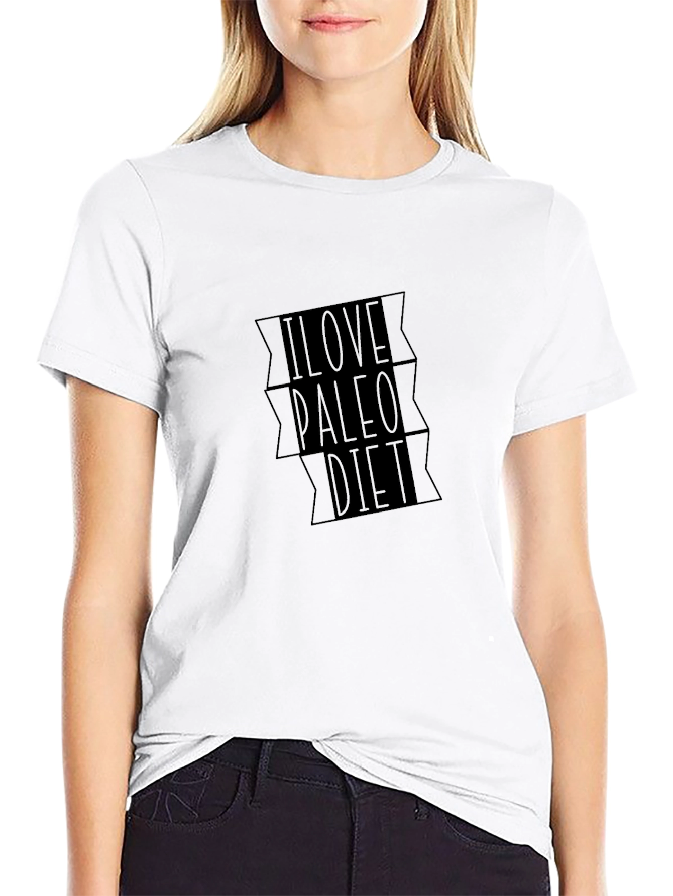 I Love Paleo Diet Graphic T-Shirt