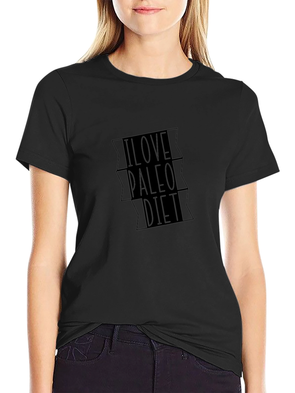 I Love Paleo Diet Graphic T-Shirt