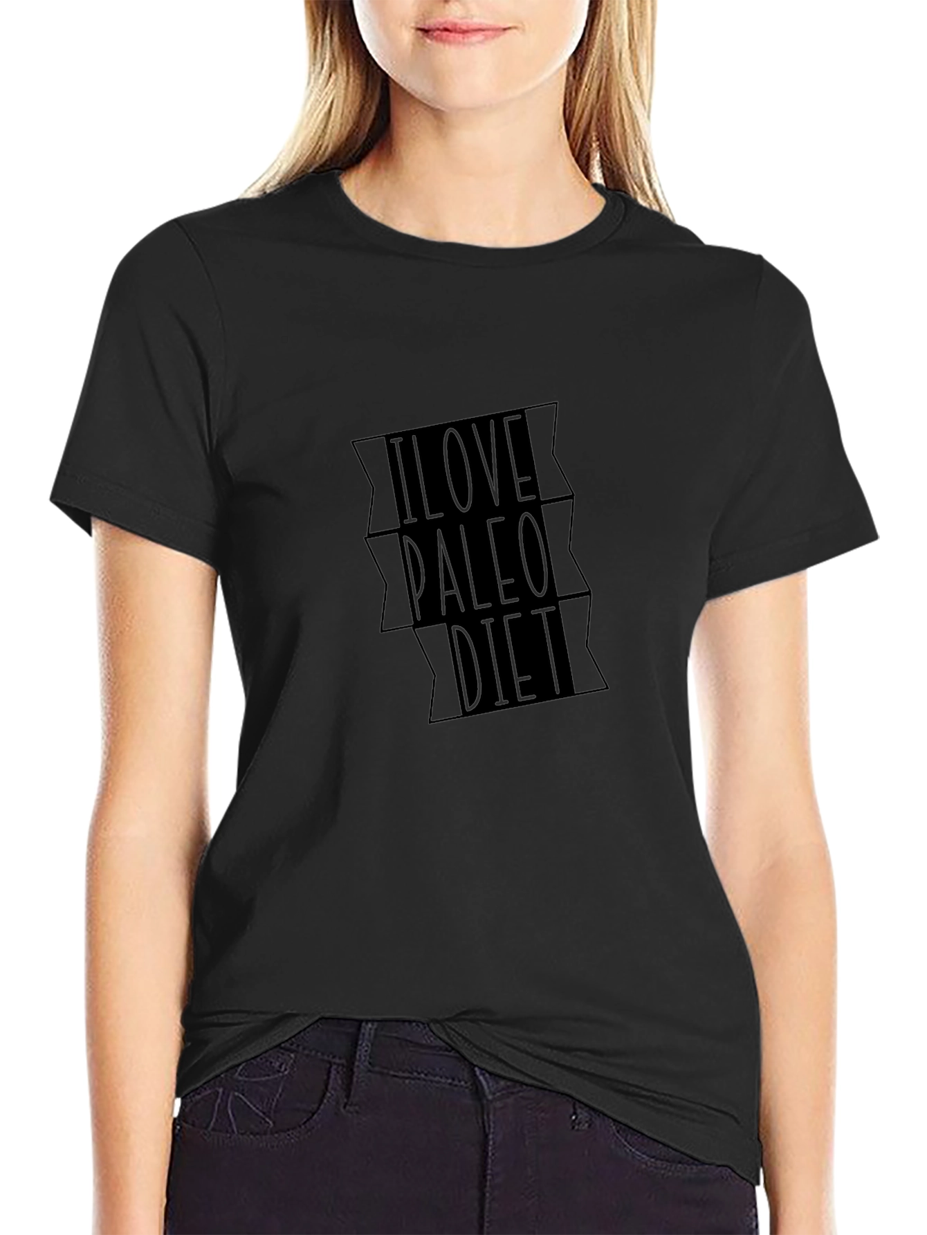 I Love Paleo Diet Graphic T-Shirt