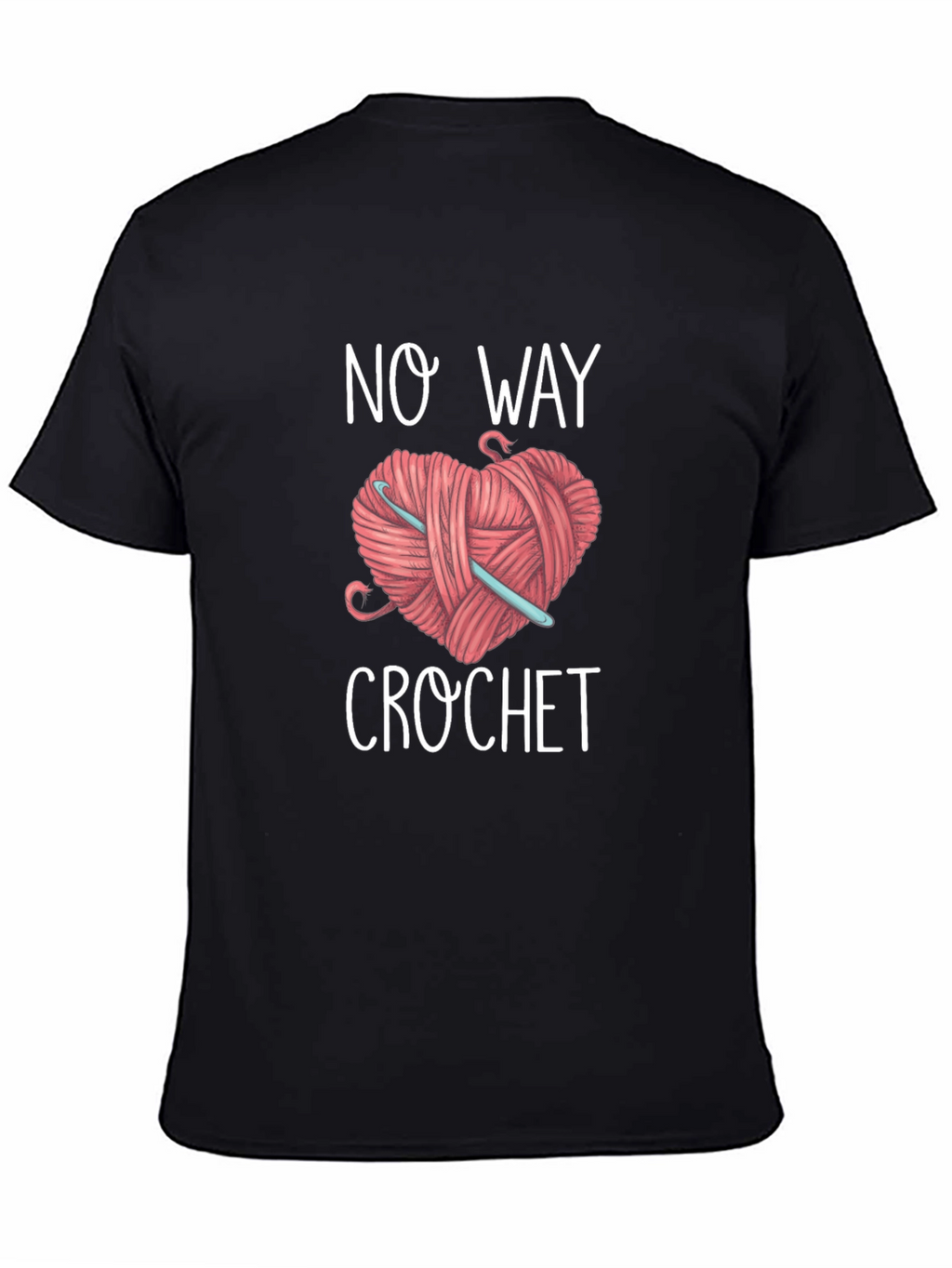 No Way Crochet Graphic T-Shirt
