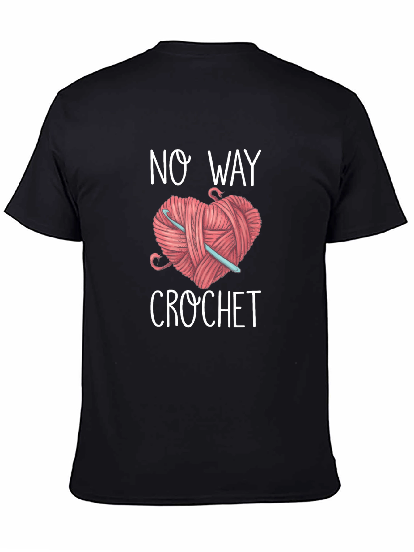 No Way Crochet Graphic T-Shirt