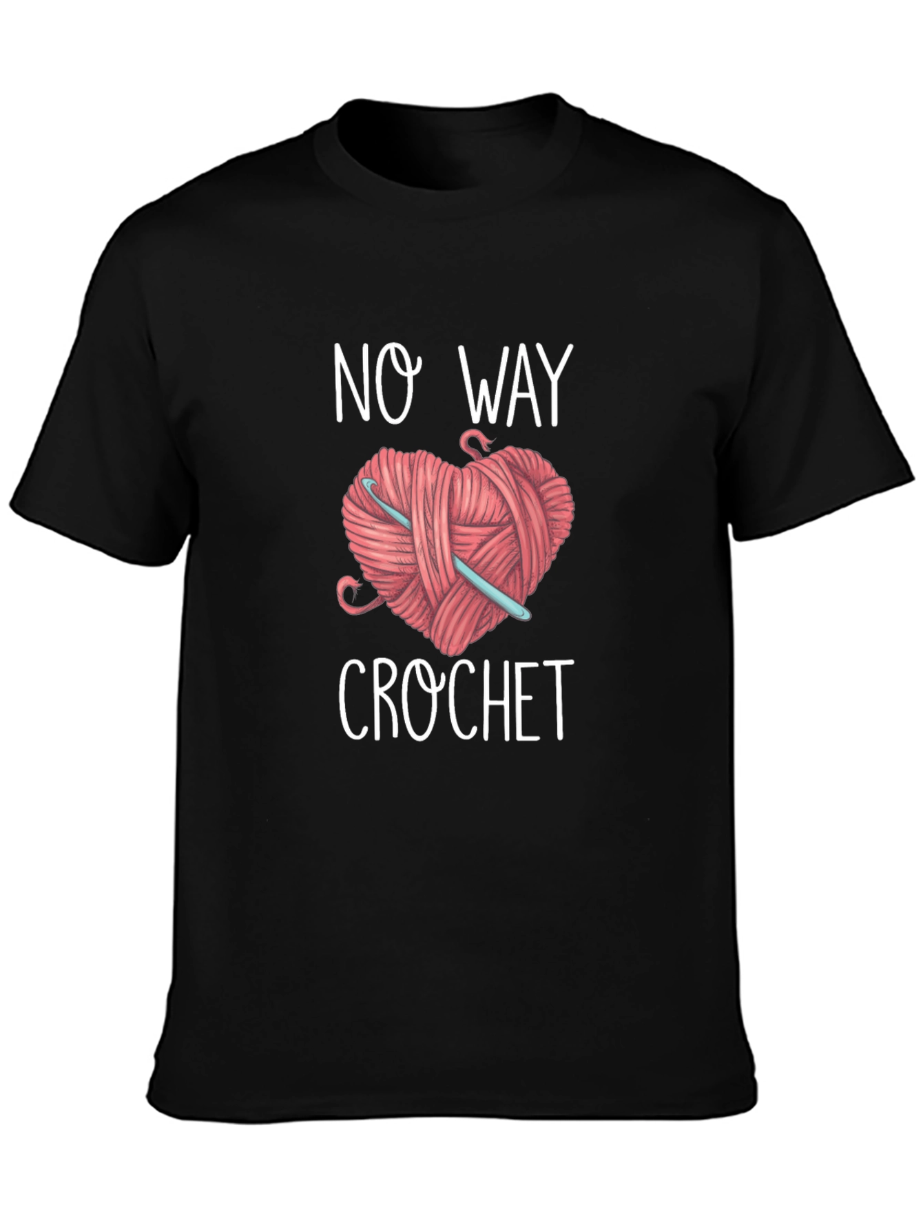 No Way Crochet Graphic T-Shirt