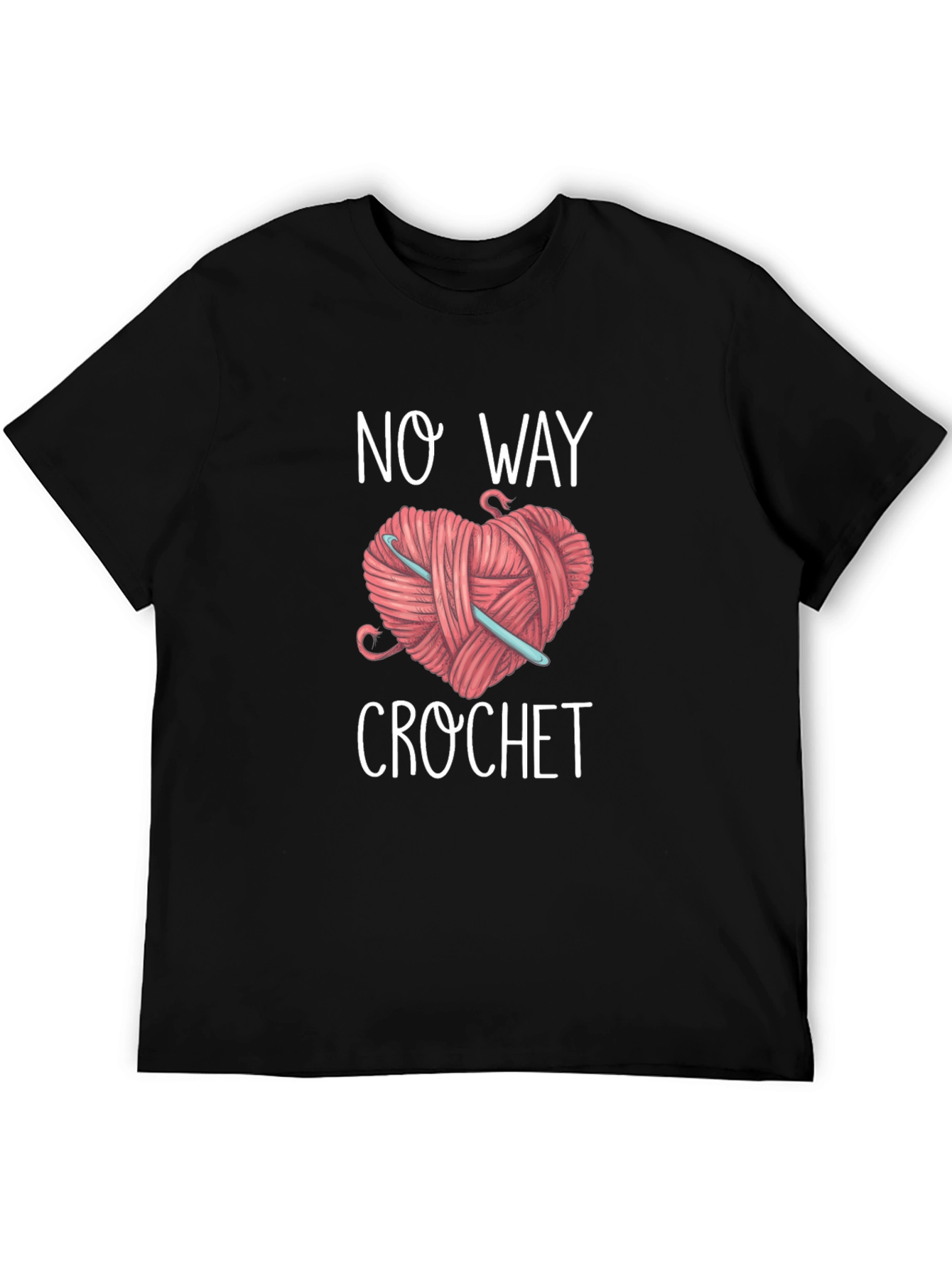 No Way Crochet Graphic T-Shirt