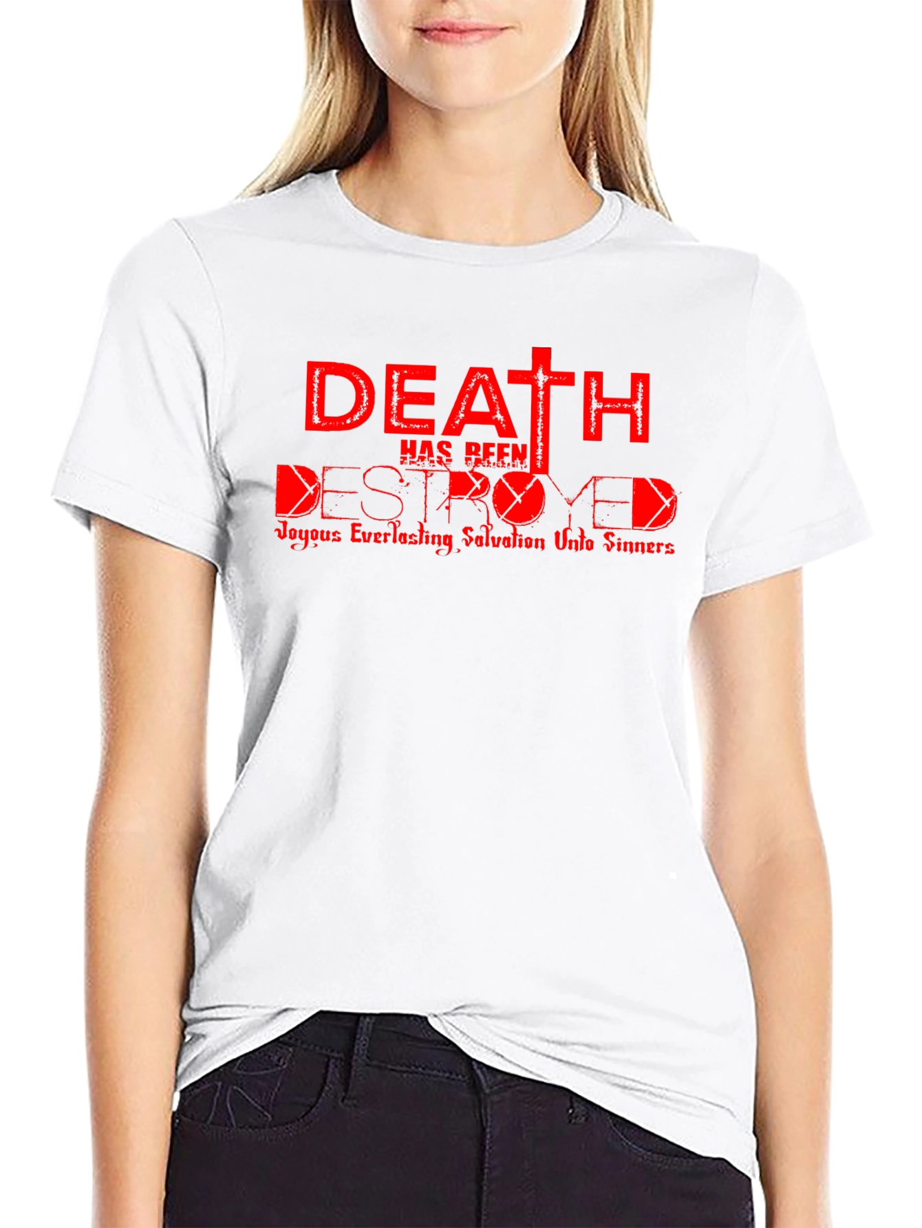 Death Destroyed T-Shirt - Christian Graphic Tee