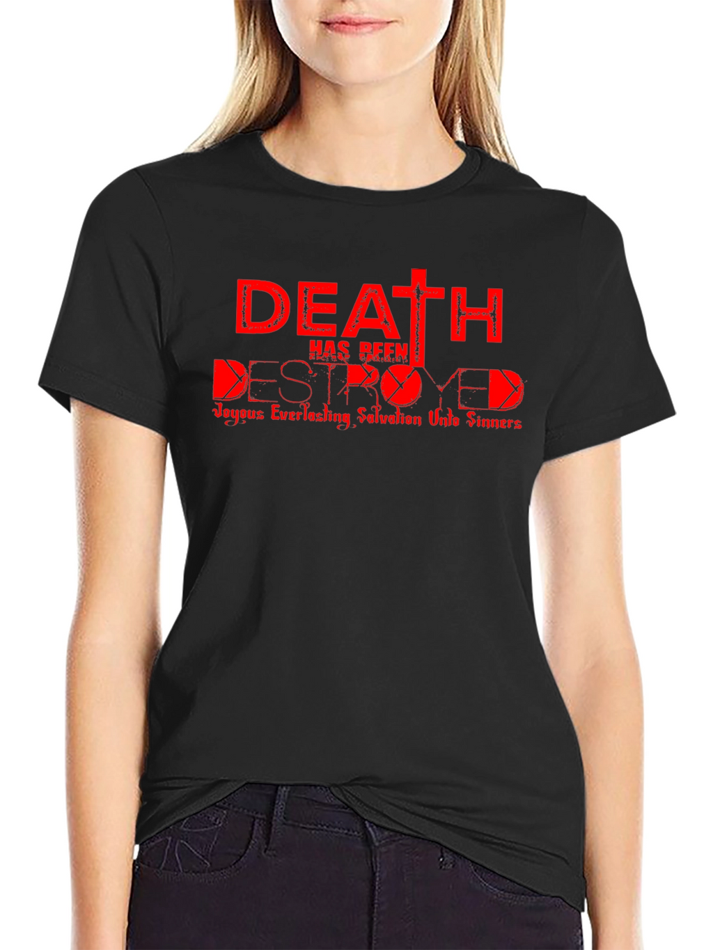 Death Destroyed T-Shirt - Christian Graphic Tee