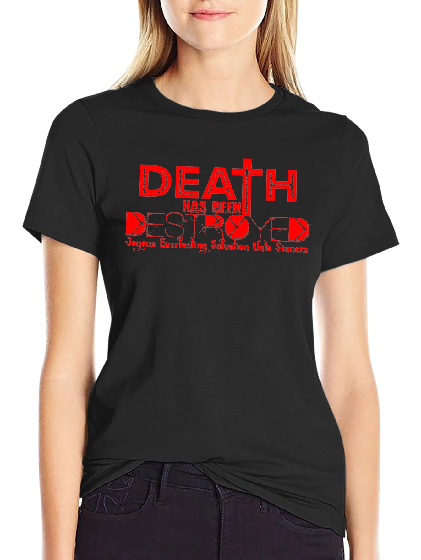 Death Destroyed T-Shirt - Christian Graphic Tee