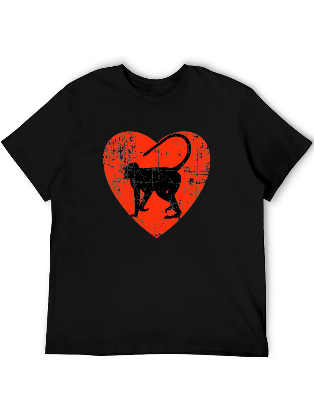 Monkey Heart Graphic T-Shirt