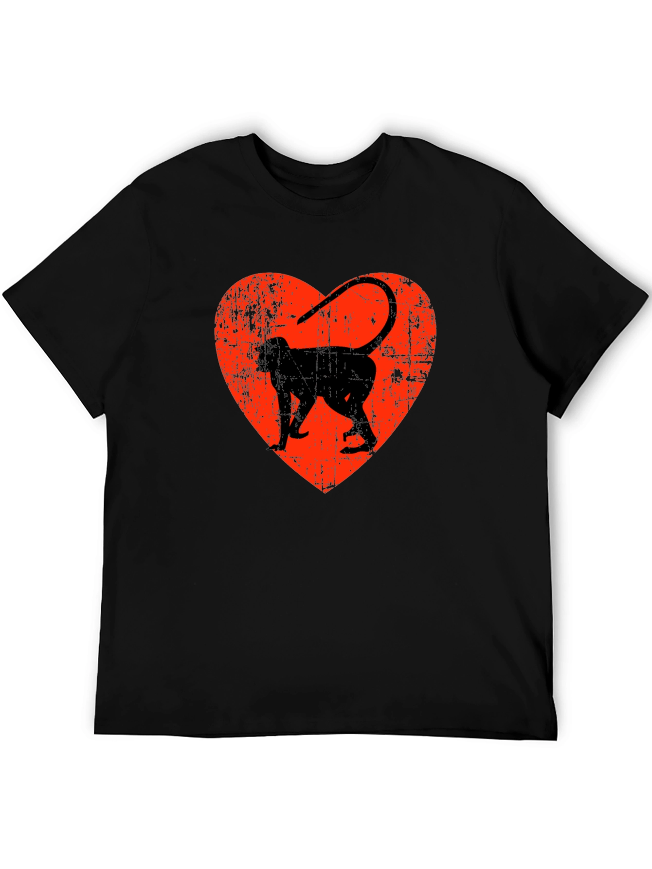 Monkey Heart Graphic T-Shirt