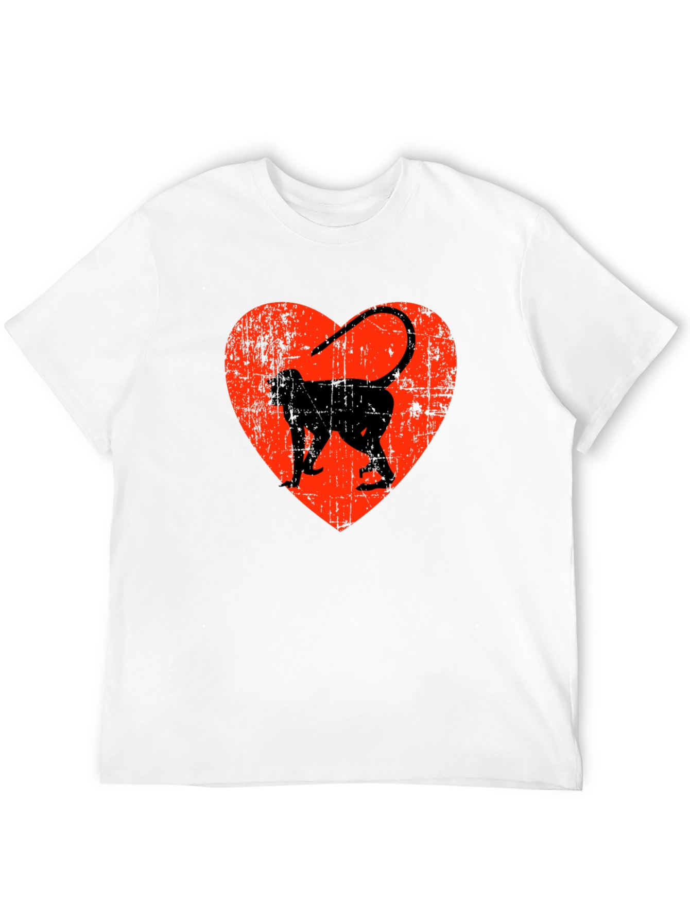Monkey Heart Graphic T-Shirt