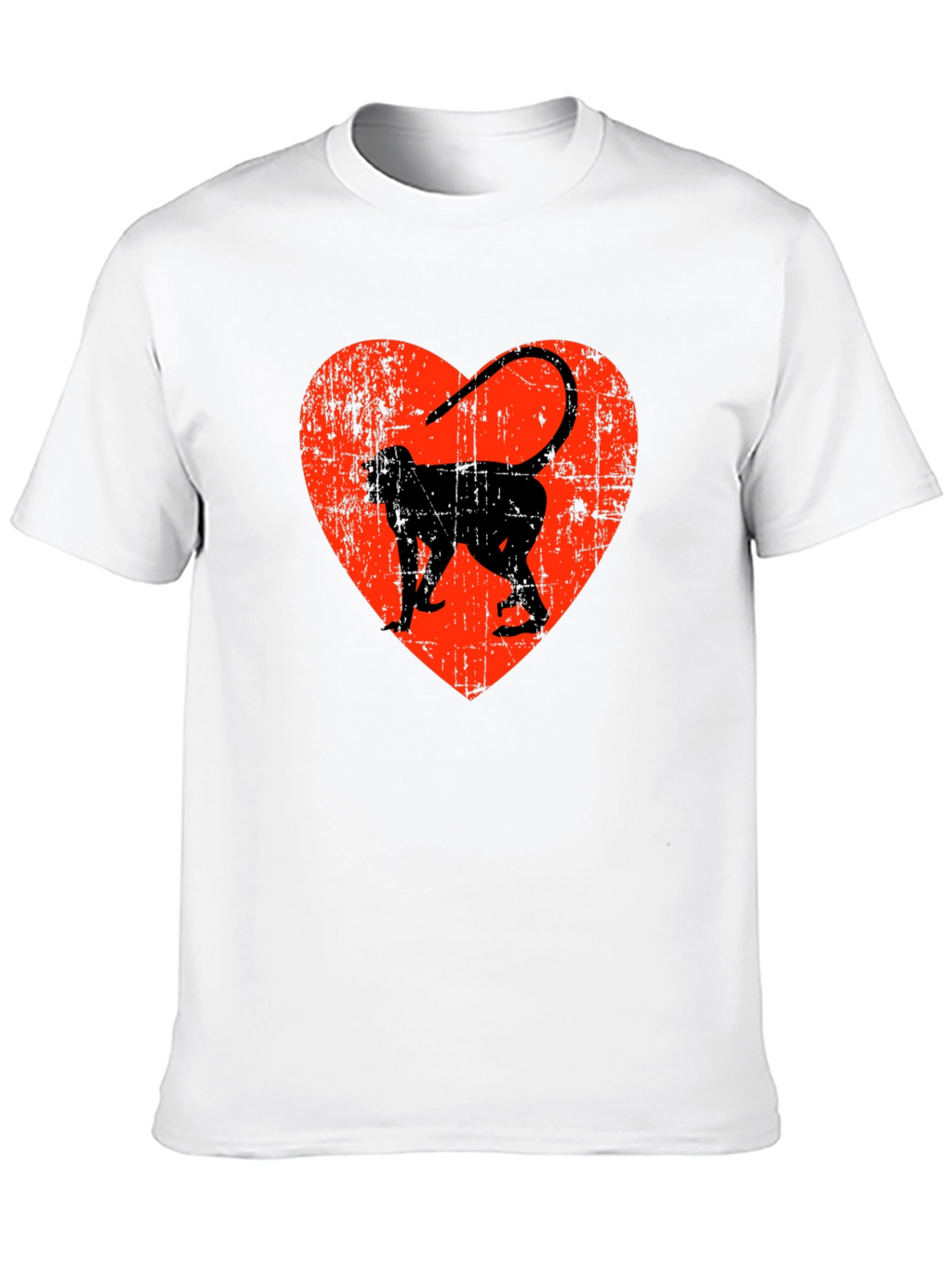 Monkey Heart Graphic T-Shirt