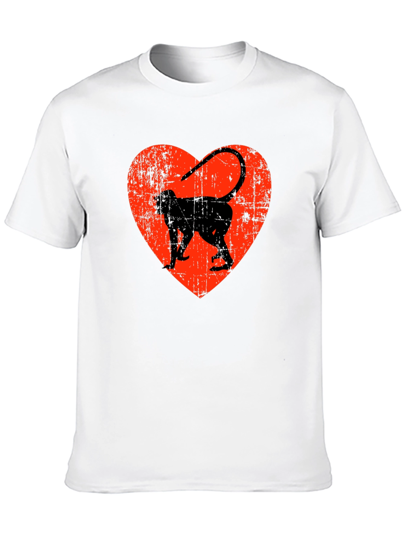Monkey Heart Graphic T-Shirt