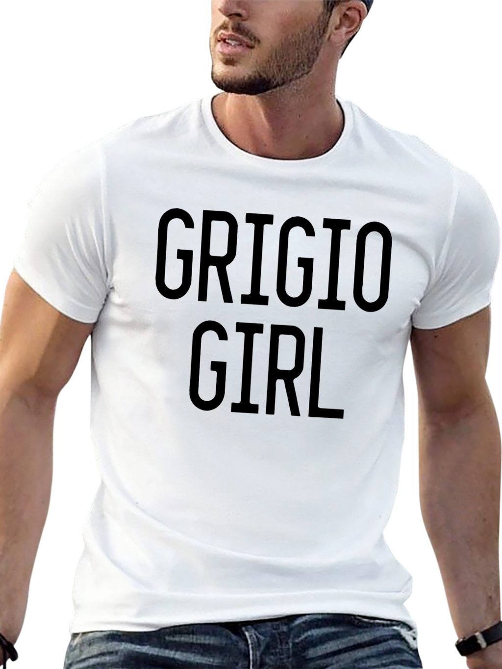 Grigio Girl Black Graphic Tee