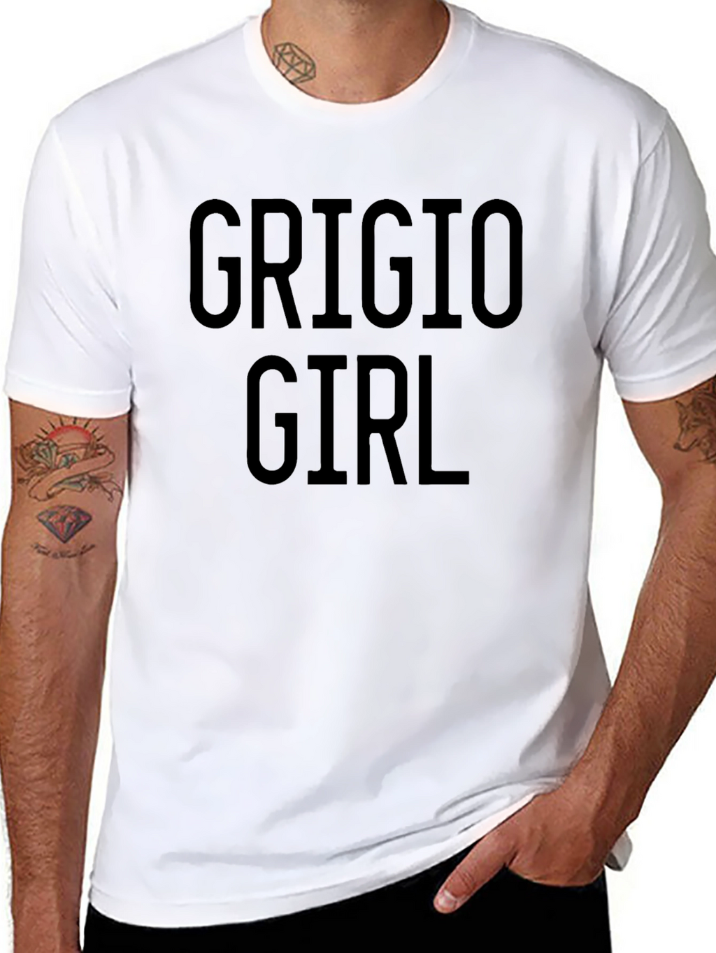 Grigio Girl Black Graphic Tee