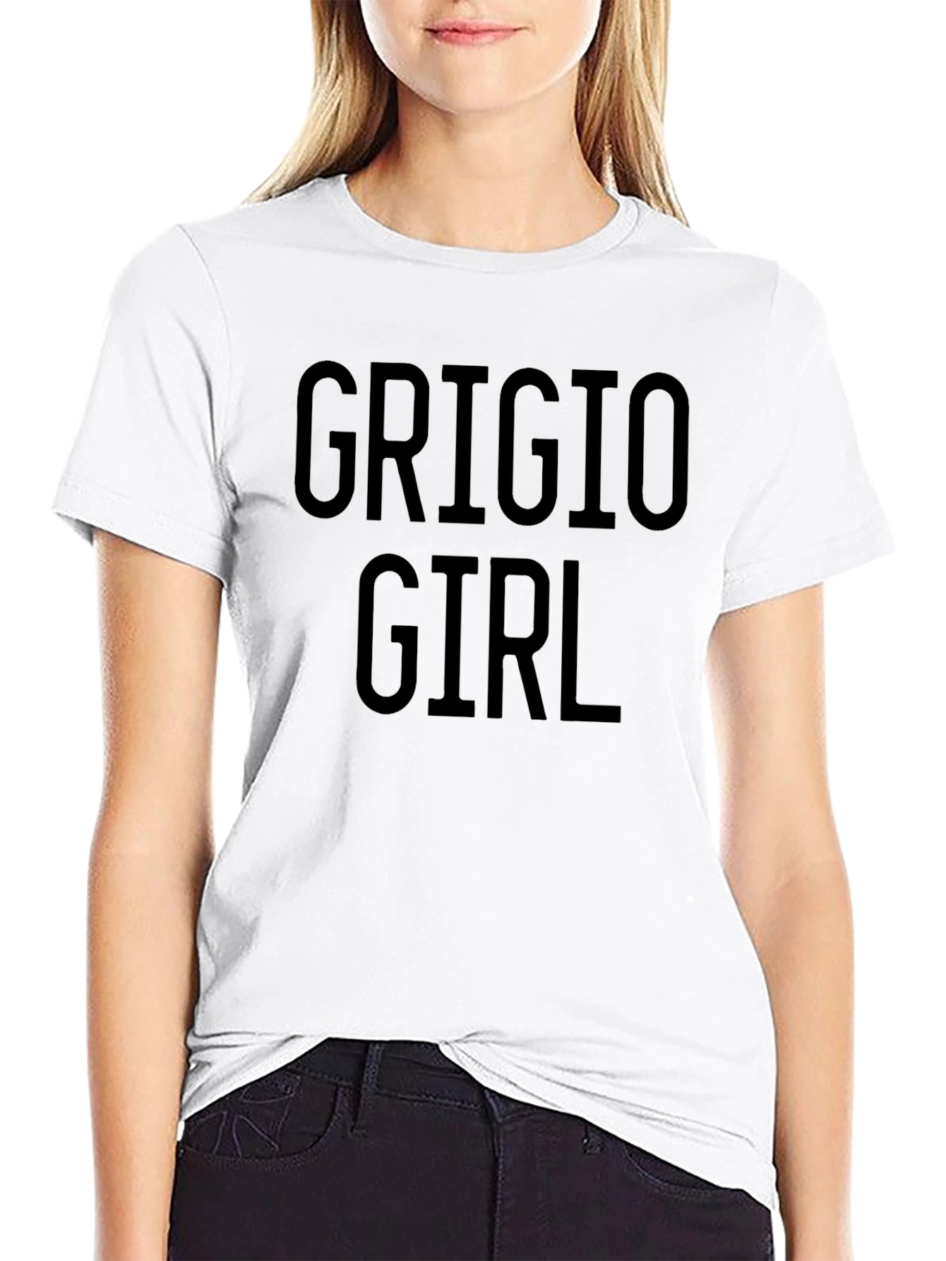 Grigio Girl Black Graphic Tee