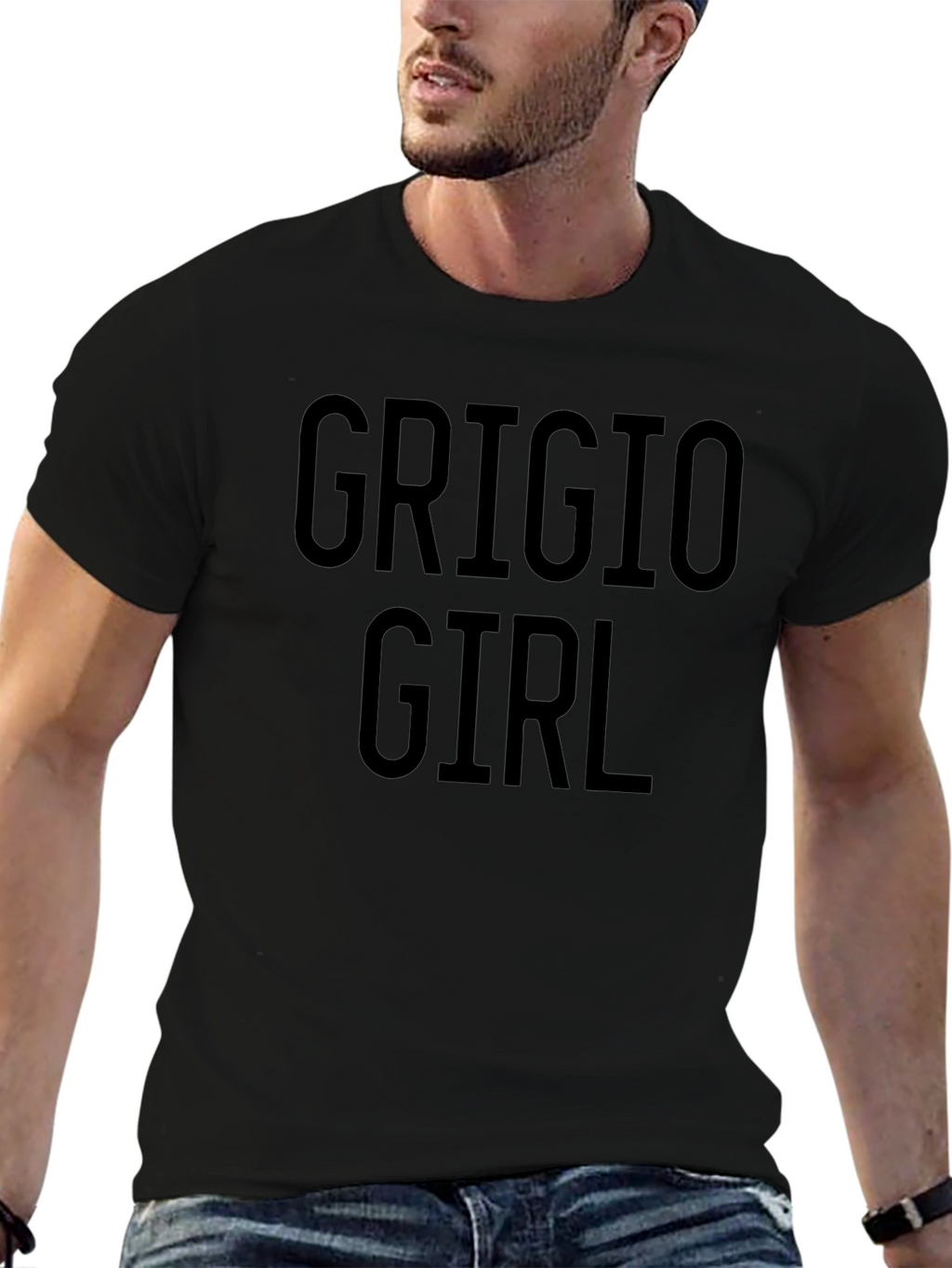 Grigio Girl Black Graphic Tee