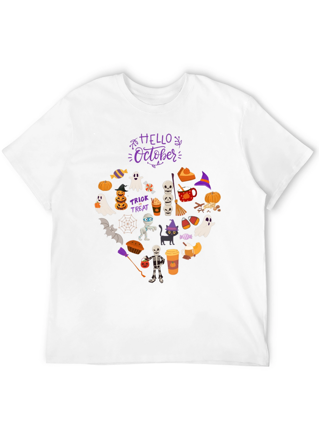 Hello October Halloween T-Shirt