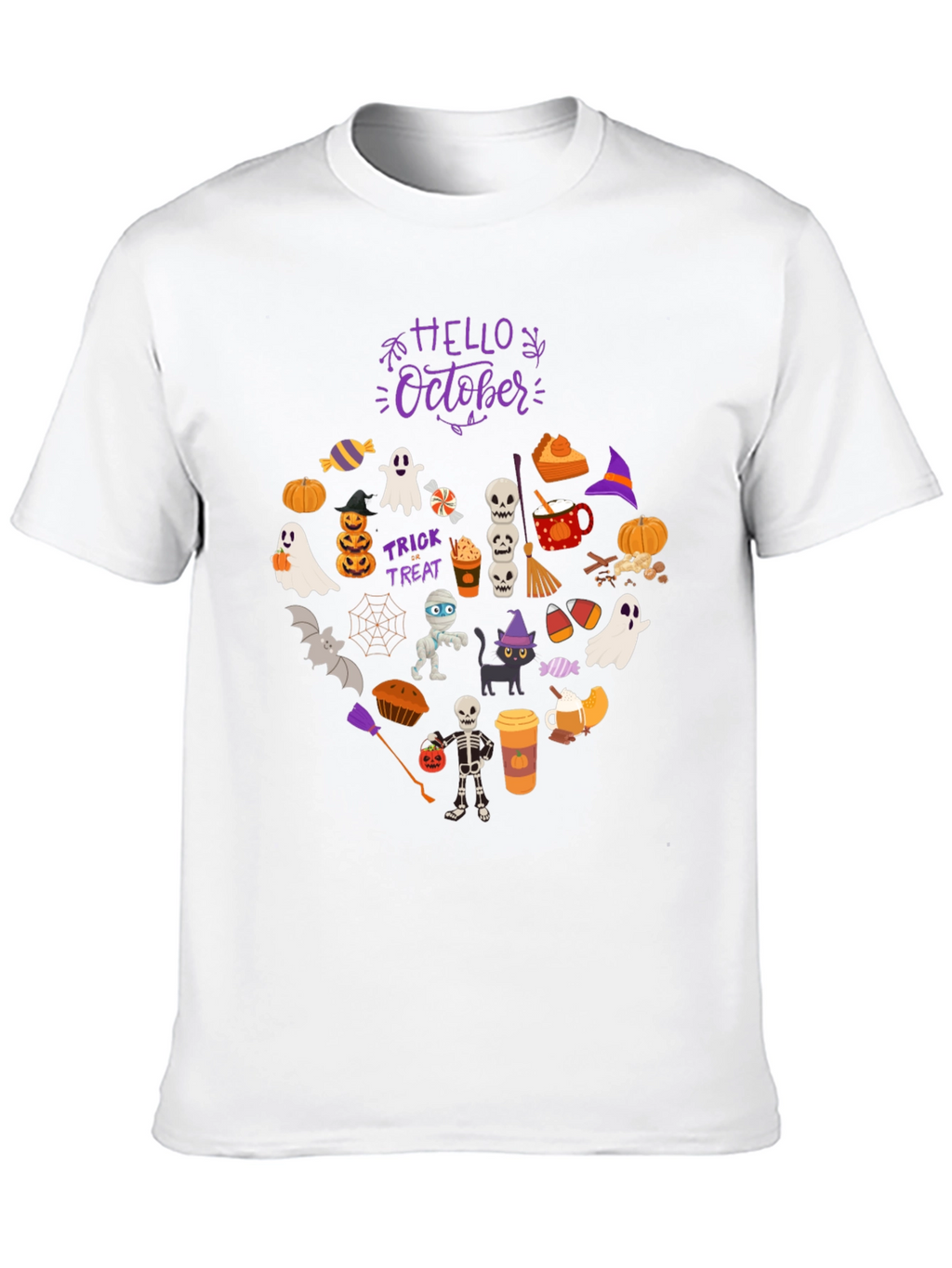 Hello October Halloween T-Shirt