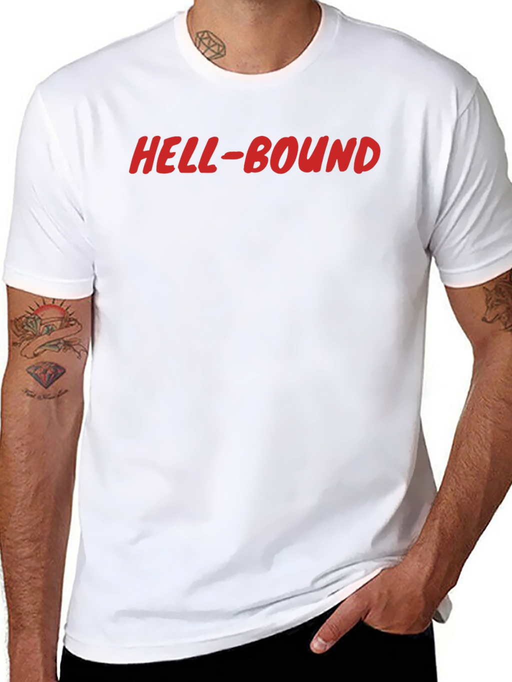Hell-Bound Graphic Tee - Bold Statement Shirt