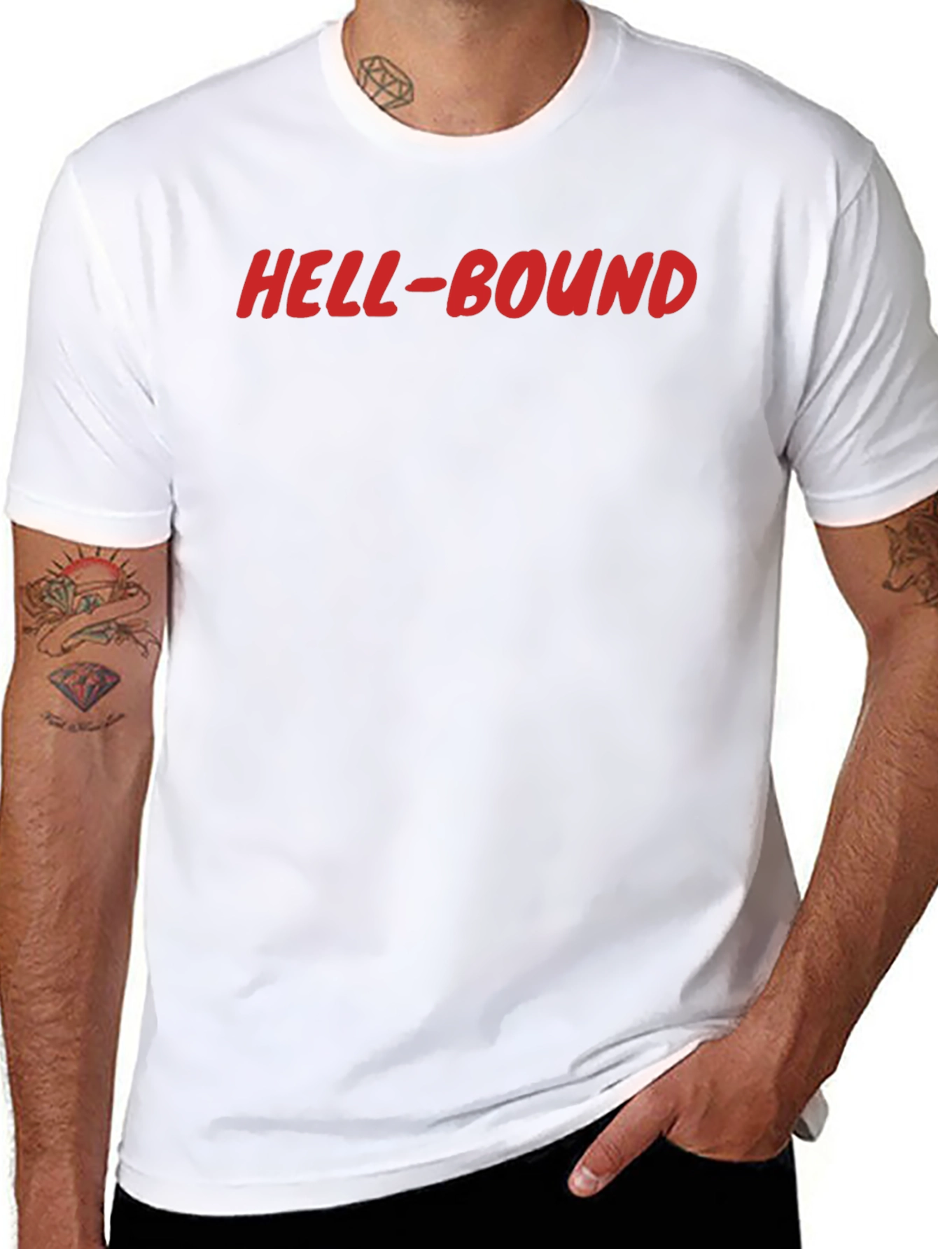 Hell-Bound Graphic Tee - Bold Statement Shirt