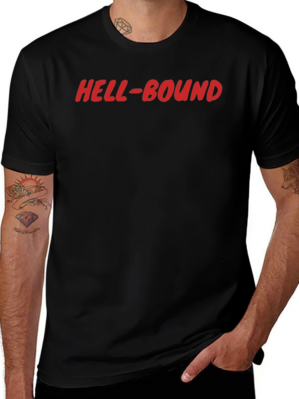 Hell-Bound Graphic Tee - Bold Statement Shirt