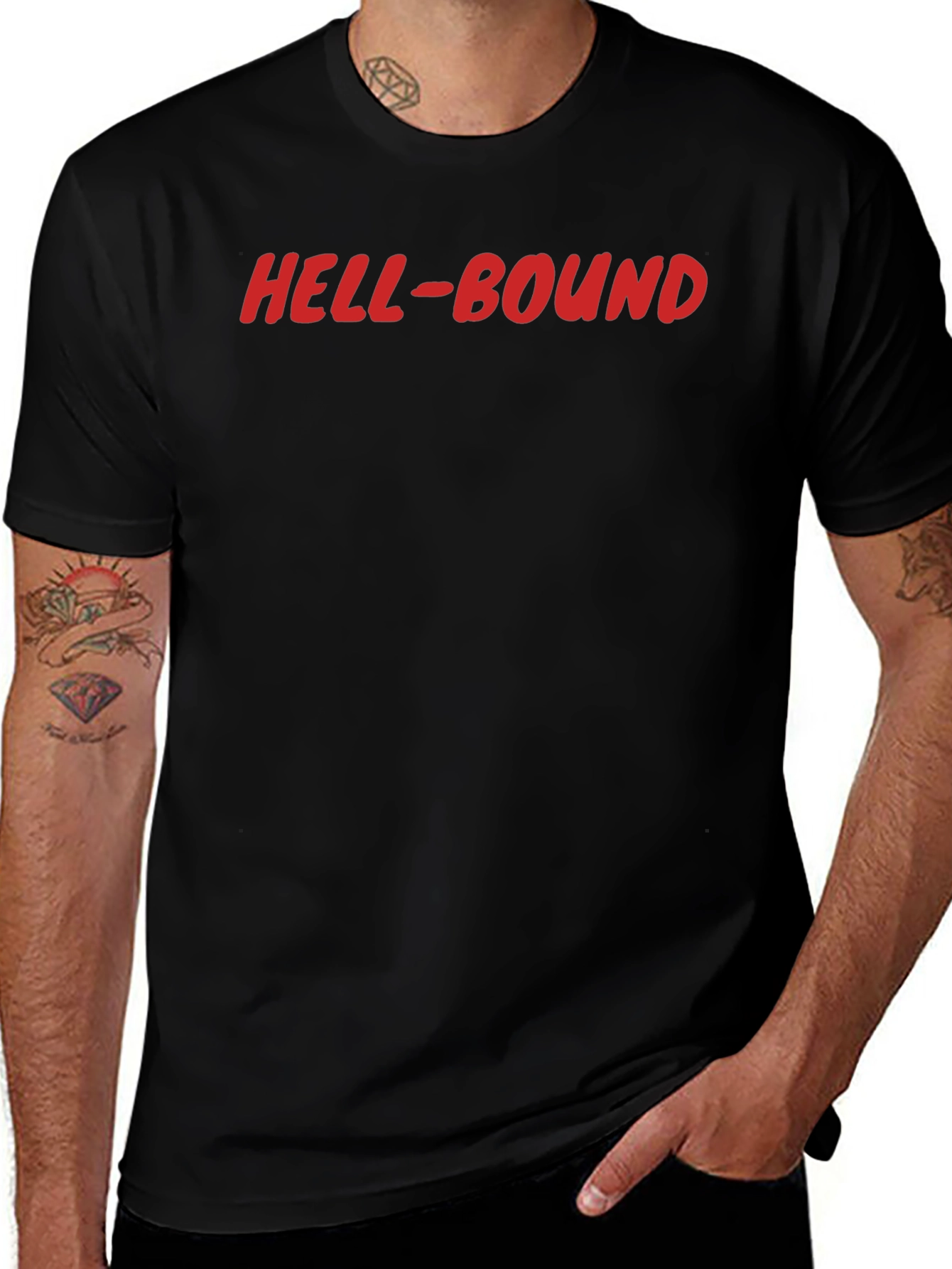 Hell-Bound Graphic Tee - Bold Statement Shirt