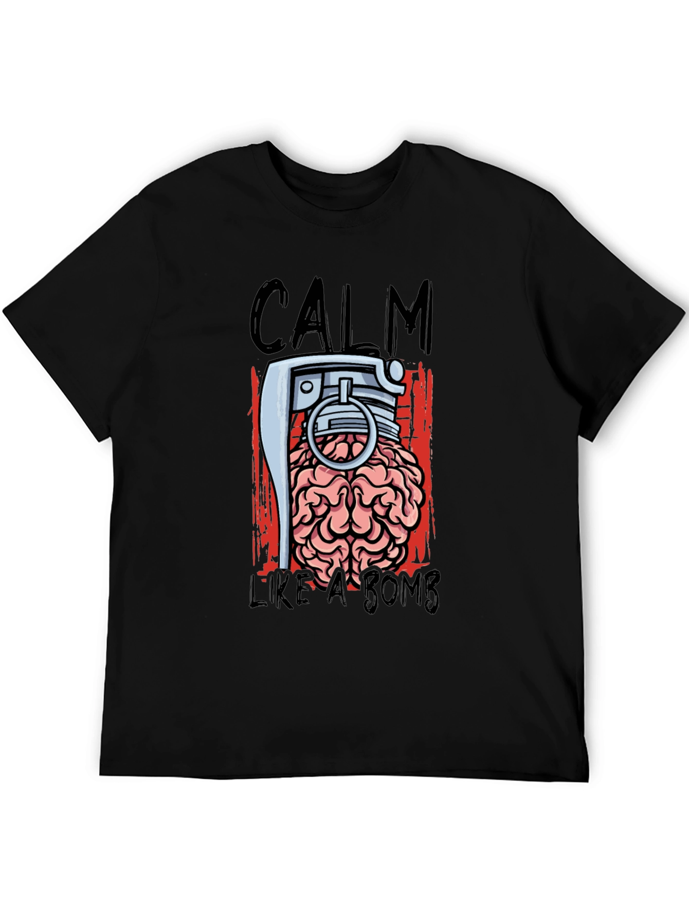 Calm Like A Bomb Graphic T-Shirt
