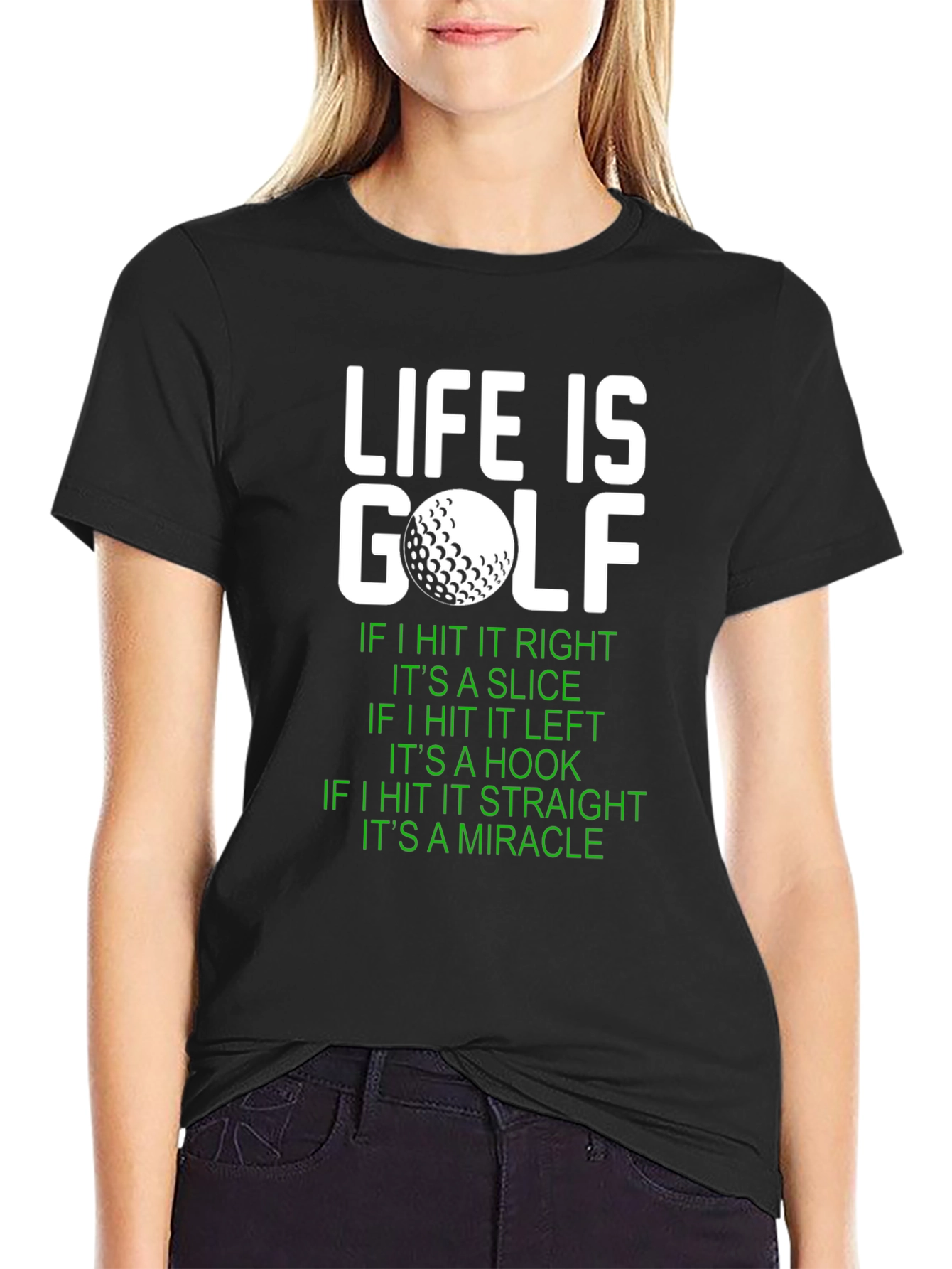 Life Is Golf Graphic Tee - Funny Golf Lover Gift