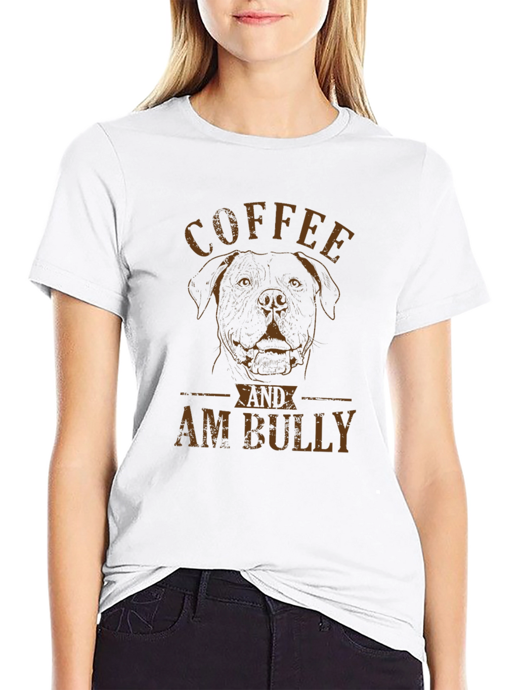 Coffee and Am Bully Graphic T-Shirt