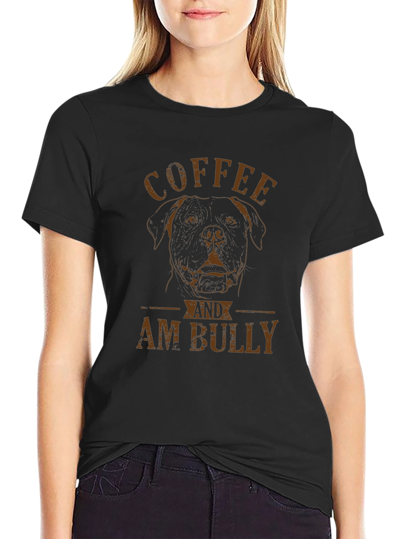 Coffee and Am Bully Graphic T-Shirt