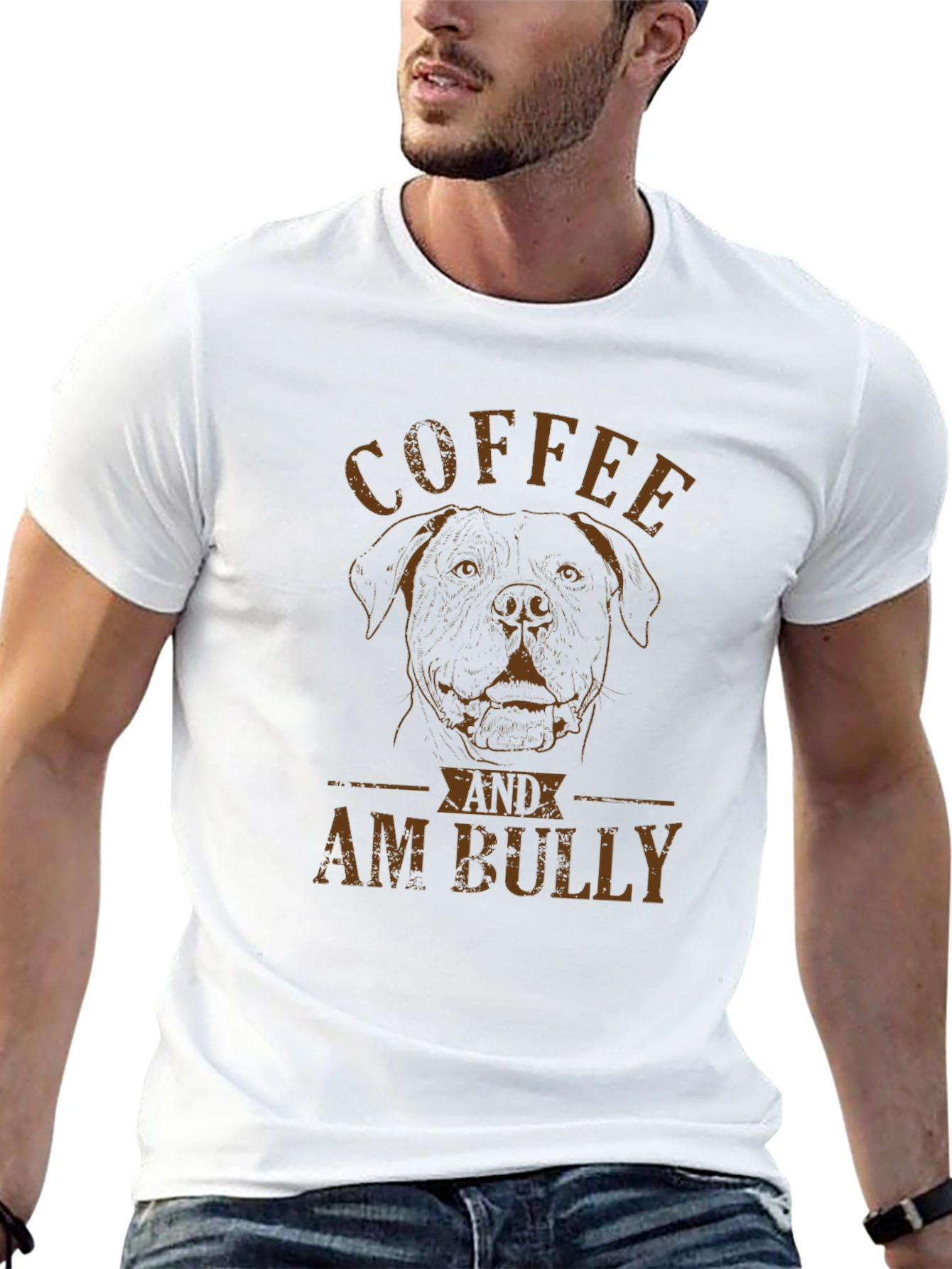Coffee and Am Bully Graphic T-Shirt