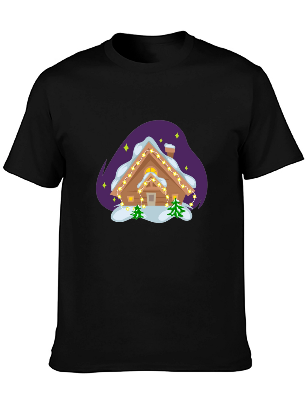 Holiday Cabin Graphic Tee