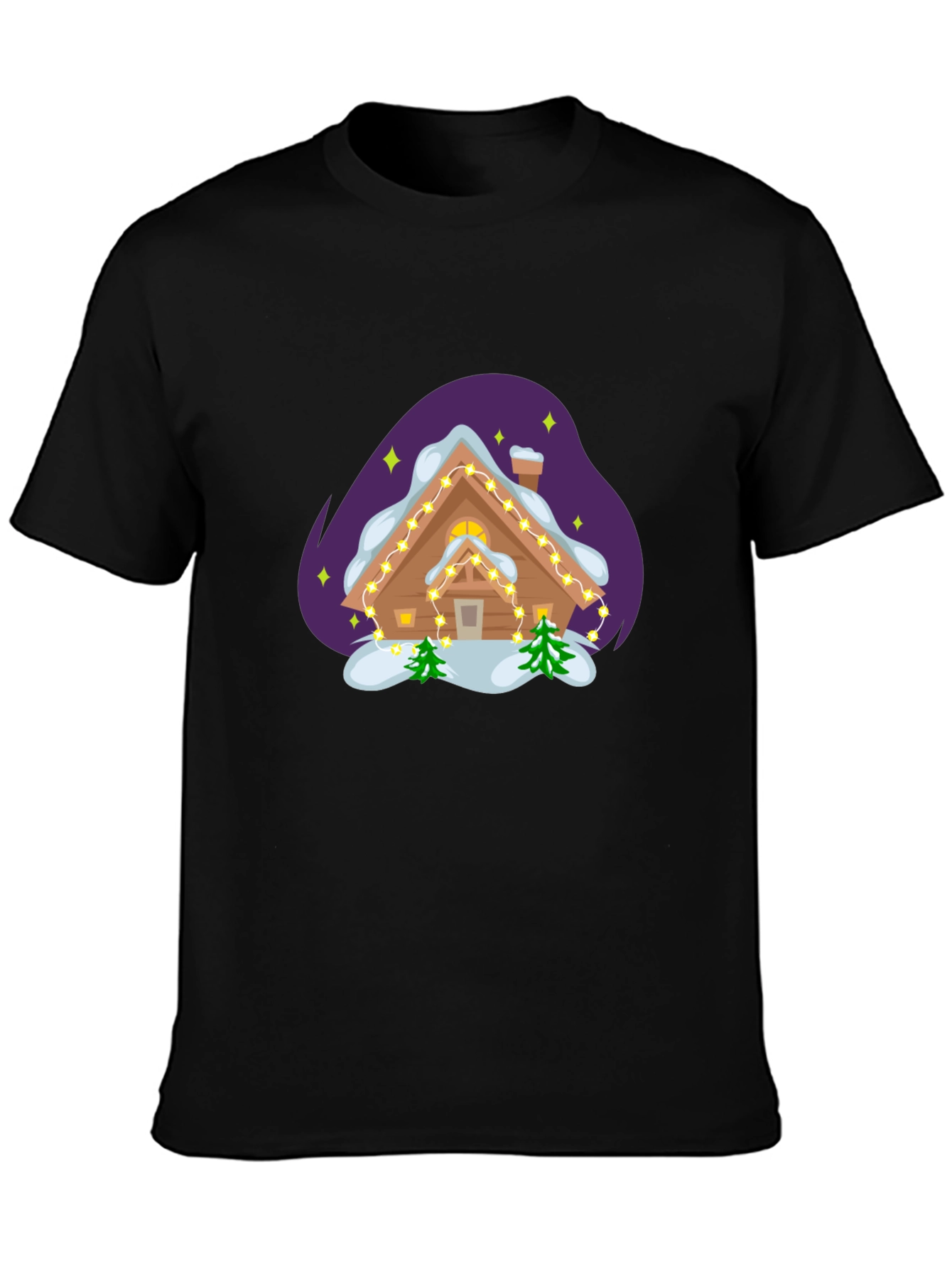 Holiday Cabin Graphic Tee