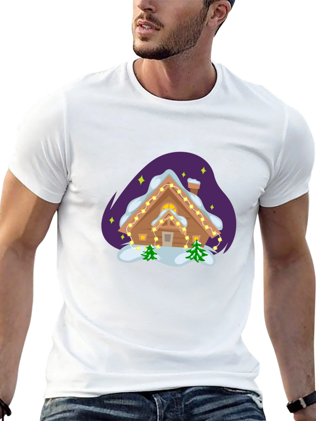 Holiday Cabin Graphic Tee