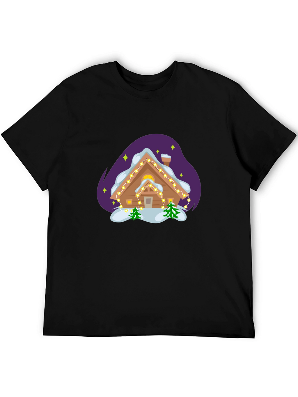 Holiday Cabin Graphic Tee