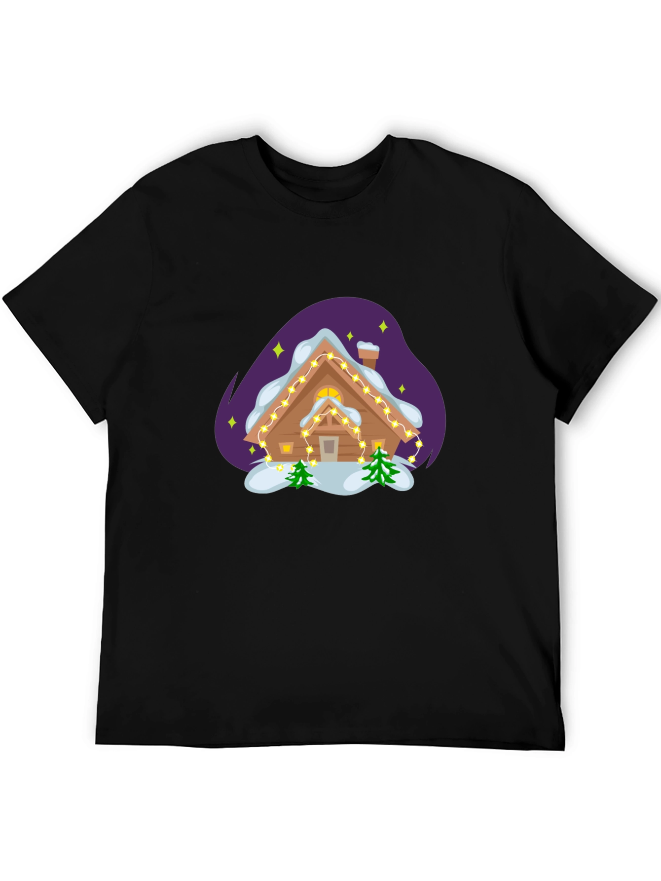 Holiday Cabin Graphic Tee